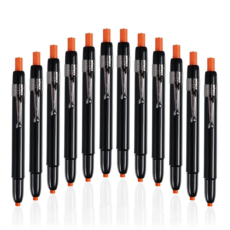Listo 1620 - Box of 12 - China Markers/Grease Pencils/China Marking/Pencils/Wax Pencils - Made in USA (Orange) - Image 1